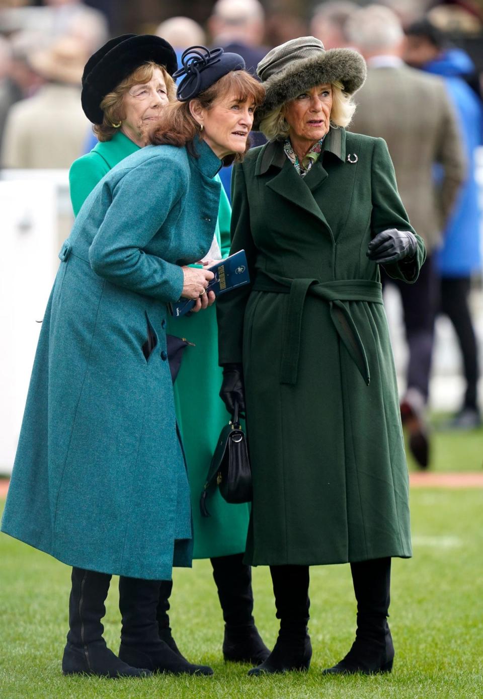 Queen Camilla at Cheltenham Festival (Andrew Matthews/PA Wire)