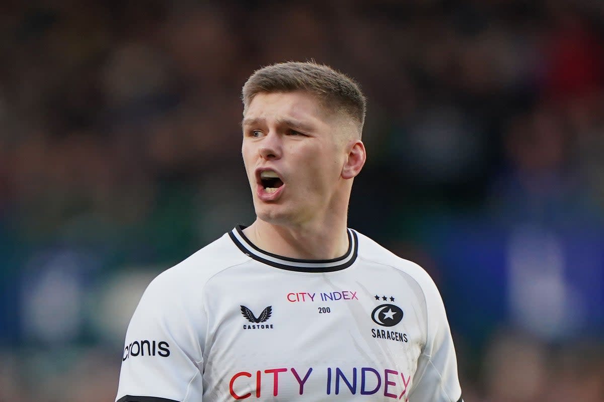 Owen Farrell is set to make his 250th appearance for Saracens against Harlequins  (PA Wire)