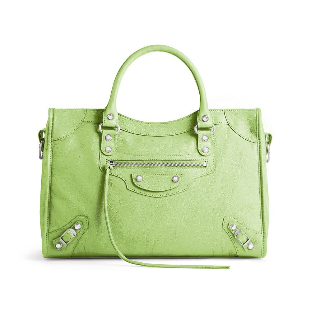 <p><a href="https://go.redirectingat.com?id=74968X1596630&url=https%3A%2F%2Fwww.balenciaga.com%2Fen-us%2Fle-city-medium-bag--green-7977862AA9S3210.html&sref=https%3A%2F%2Fwww.elle.com%2Ffashion%2Faccessories%2Fa60400720%2Fbalenciaga-city-bag-relaunch%2F" rel="nofollow noopener" target="_blank" data-ylk="slk:Shop Now;elm:context_link;itc:0;sec:content-canvas" class="link rapid-noclick-resp">Shop Now</a></p><p>Le City Medium Bag in Green</p><p>balenciaga.com</p><p>$2850.00</p>