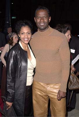 Brian McKnight with his wife at the Beverly Hills premiere of 20th Century Fox's Men of Honor