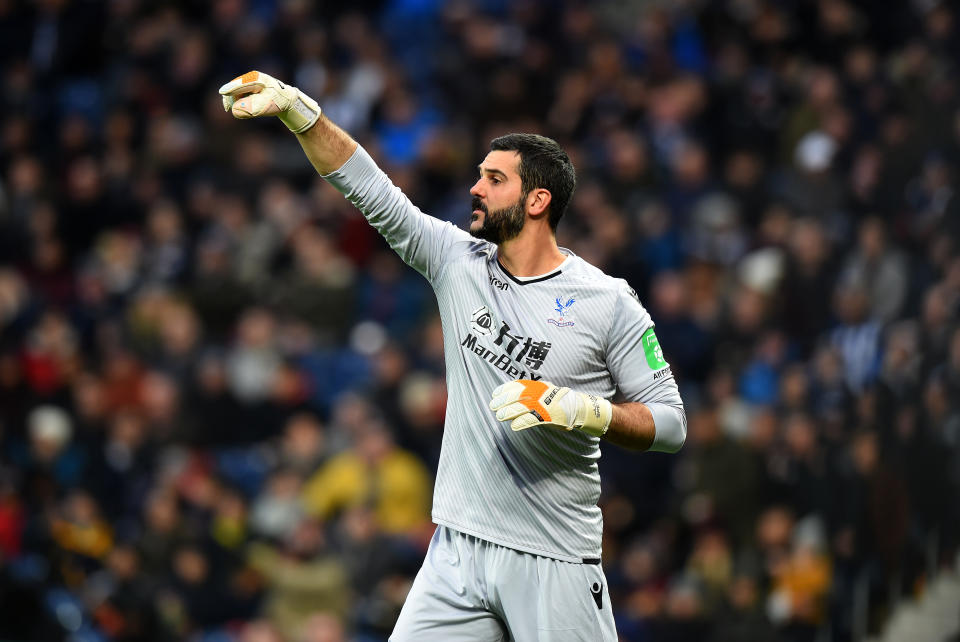 Julian Speroni made a number of key stops to keep Crystal Palace in the game