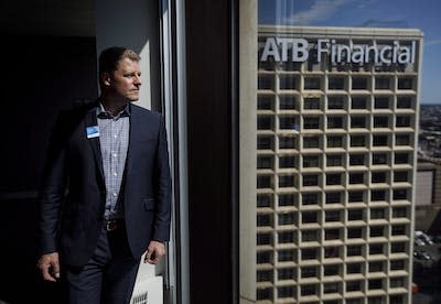 ATB Financial CEO Curtis Stange is pictured at the ATB Financial offices in Edmonton in June 2018. THE CANADIAN PRESS/Jason Franson