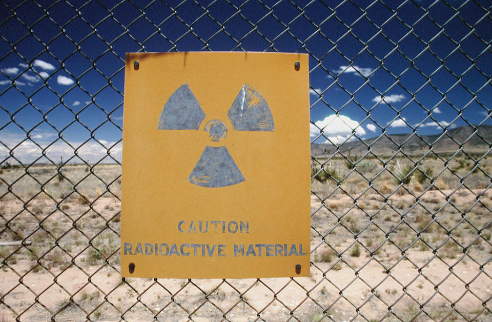 &quot;Caution Radioactive Material&quot;