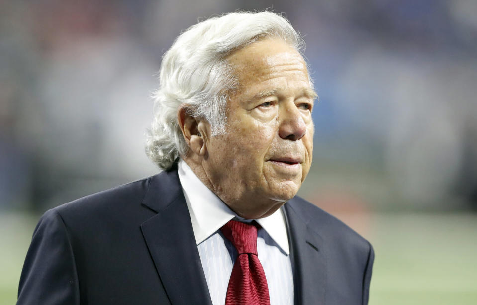 Another legal challenged has been mounted against video that allegedly includes footage of Robert Kraft receiving sexual favors. (AP)