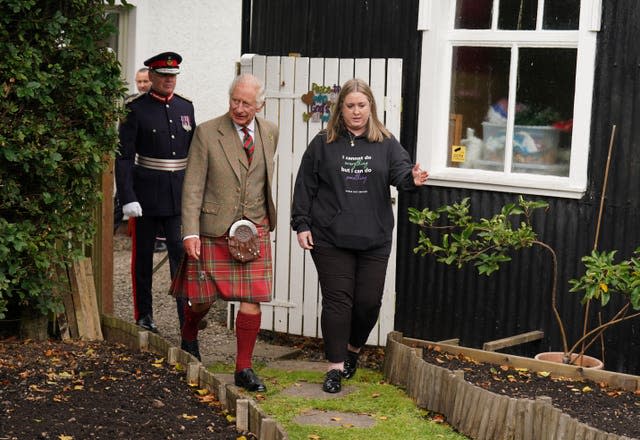 King visits Kinross