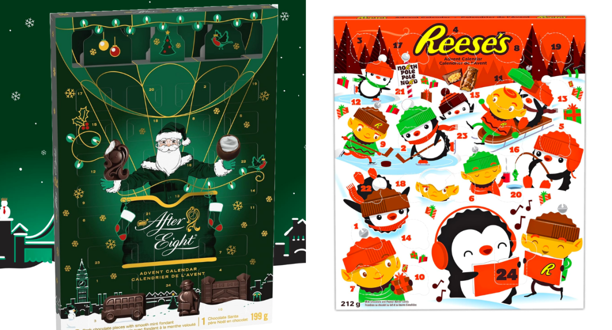 Add these tasty chocolate advent calendars to your holiday shopping list. Photos via Amazon.