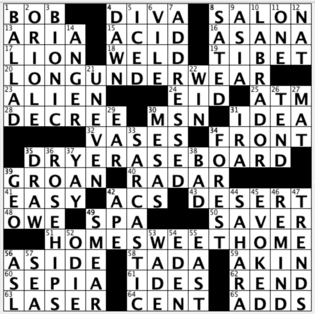 LA Times Crossword January 6, 2024 Answers