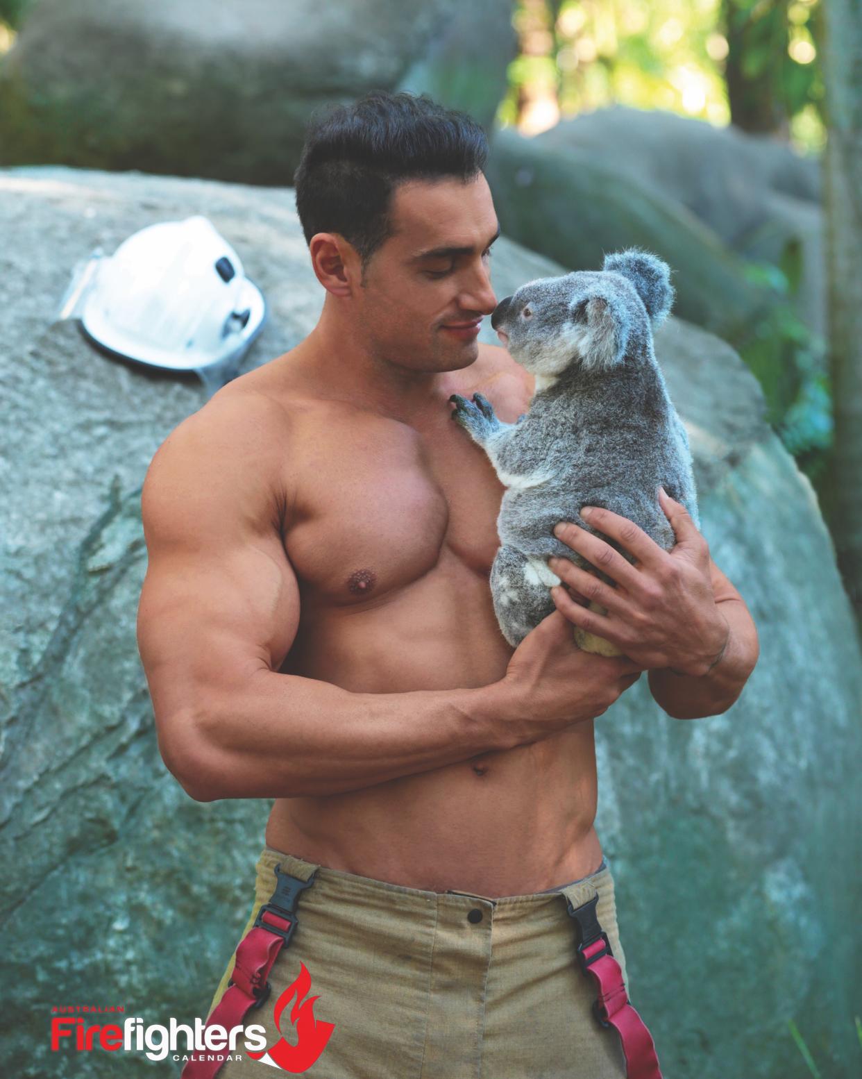 Photo credit: Courtesy of the 2018 Australian Firefighters calendar