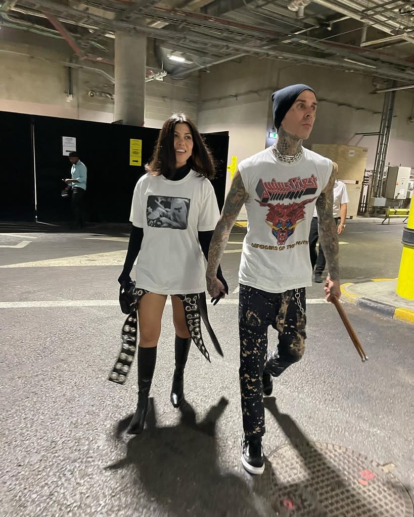 Kourtney Kardashian, Travis Barker