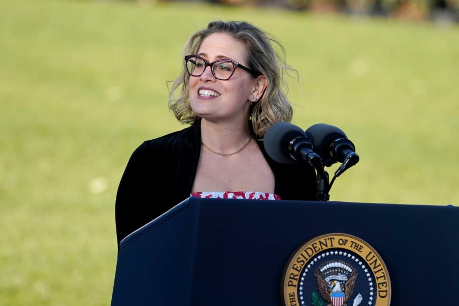 Sen. Kyrsten Sinema, D-Ariz. (AP Photo/Evan Vucci)