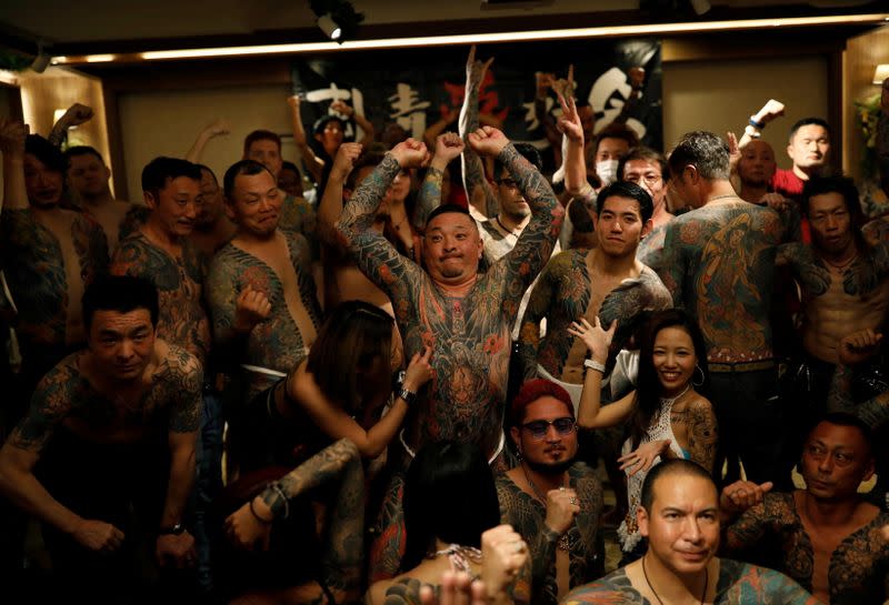 The Wider Image: Breaking taboos: Japan's tattoo fans bare their ink