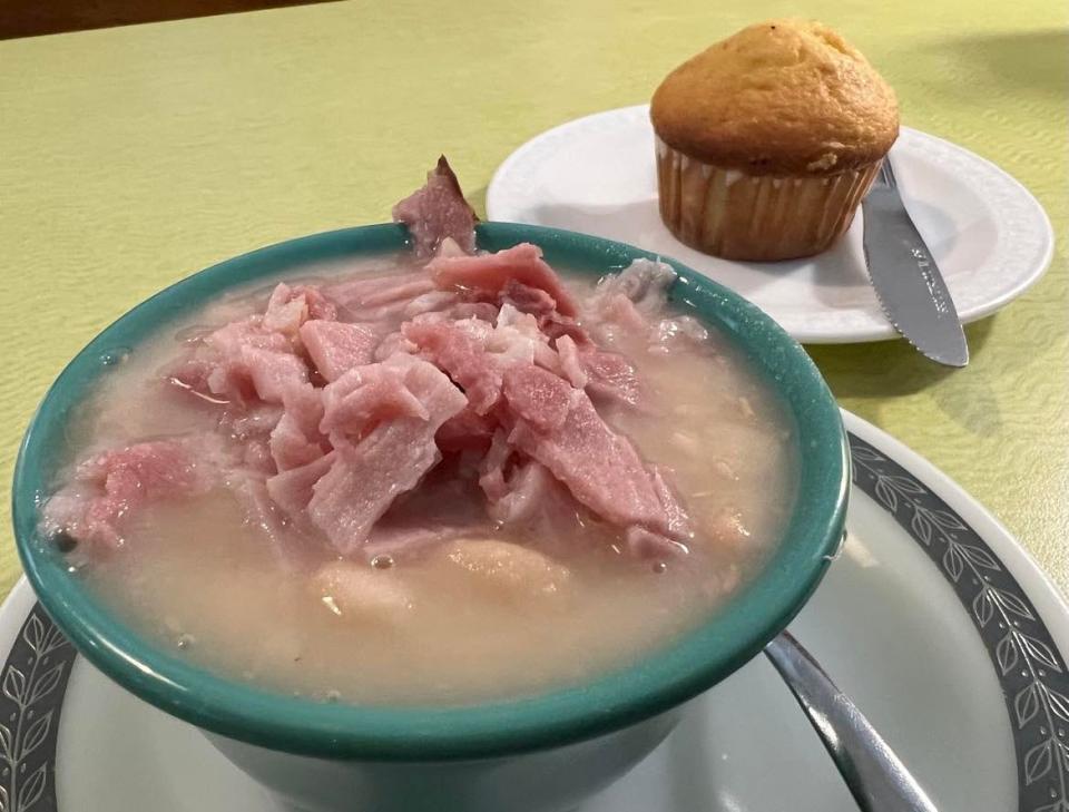 Comfort food is something to look forward to during the winter, including at Kennedy's Bar-B-Que in Canton, where ham and bean soup has been on the menu for decades.