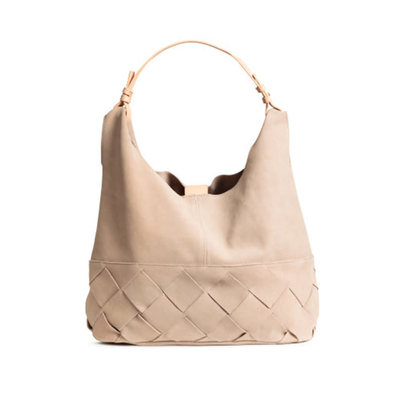 <a rel="nofollow noopener" href="http://rstyle.me/n/crnmk4chdw" target="_blank" data-ylk="slk:Suede Bag, H&M, $50;elm:context_link;itc:0;sec:content-canvas" class="link ">Suede Bag, H&M, $50</a>