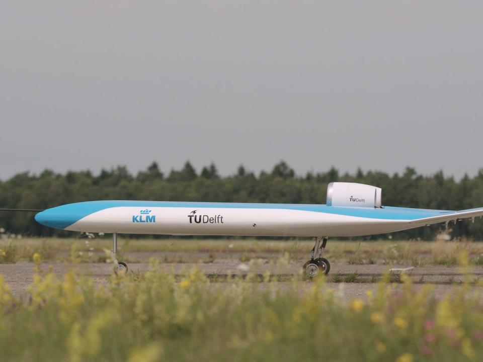 KLM KLM Royal Dutch Airlines and TU Delft Flying V