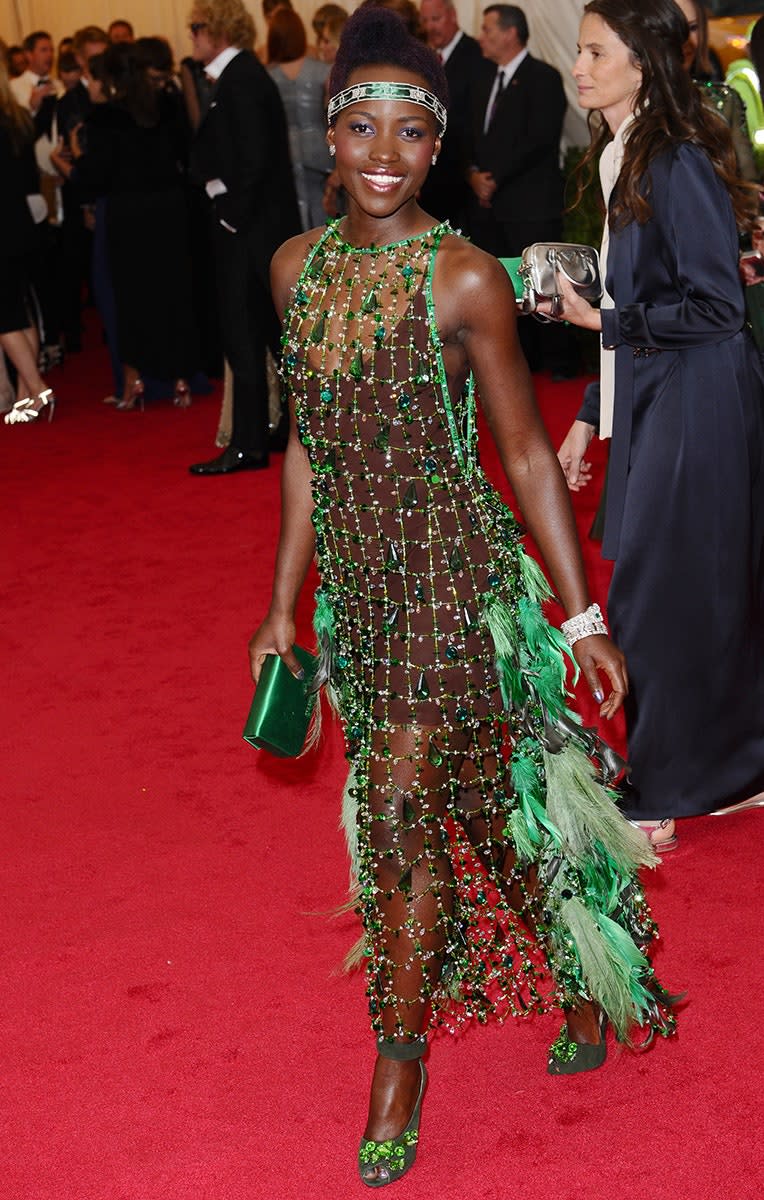 <h1 class="title">Lupita Nyong'o in Prada</h1><cite class="credit">Photo: Axelle/Bauer-Griffin/FilmMagic</cite>