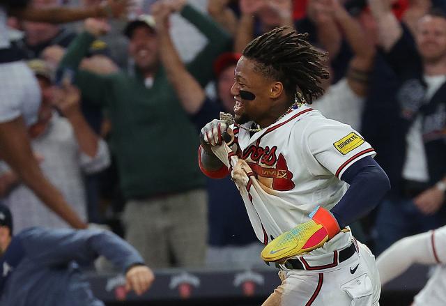 Ronald Acuña becomes first player ever with 15 homers, 30 steals through 70  games