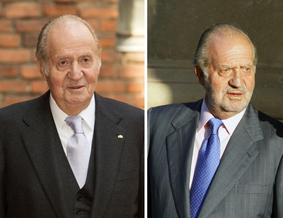Ok, so einen richtigen Bart hat der ehemalige König von Spanien auf dem rechten Bild nicht. Es ist eher ein Dreitagebart. Aber wir drücken ein Auge zu und nehmen Juan Carlos mit auf in die Liga der royalen Bärte.