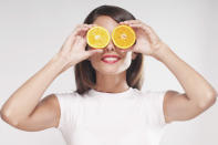 <p>If you’re looking to beat hay fever, it’s been suggested that you increase how much Vitamin C you’re taking. Fruits like oranges and kiwis are a great source of Vitiman C, as are veggies like red capsicum and kate. It’s been suggested that Vitamin C acts as a natural antihistamine and goes towards calming down allergic reactions. Photo: Getty Images </p>