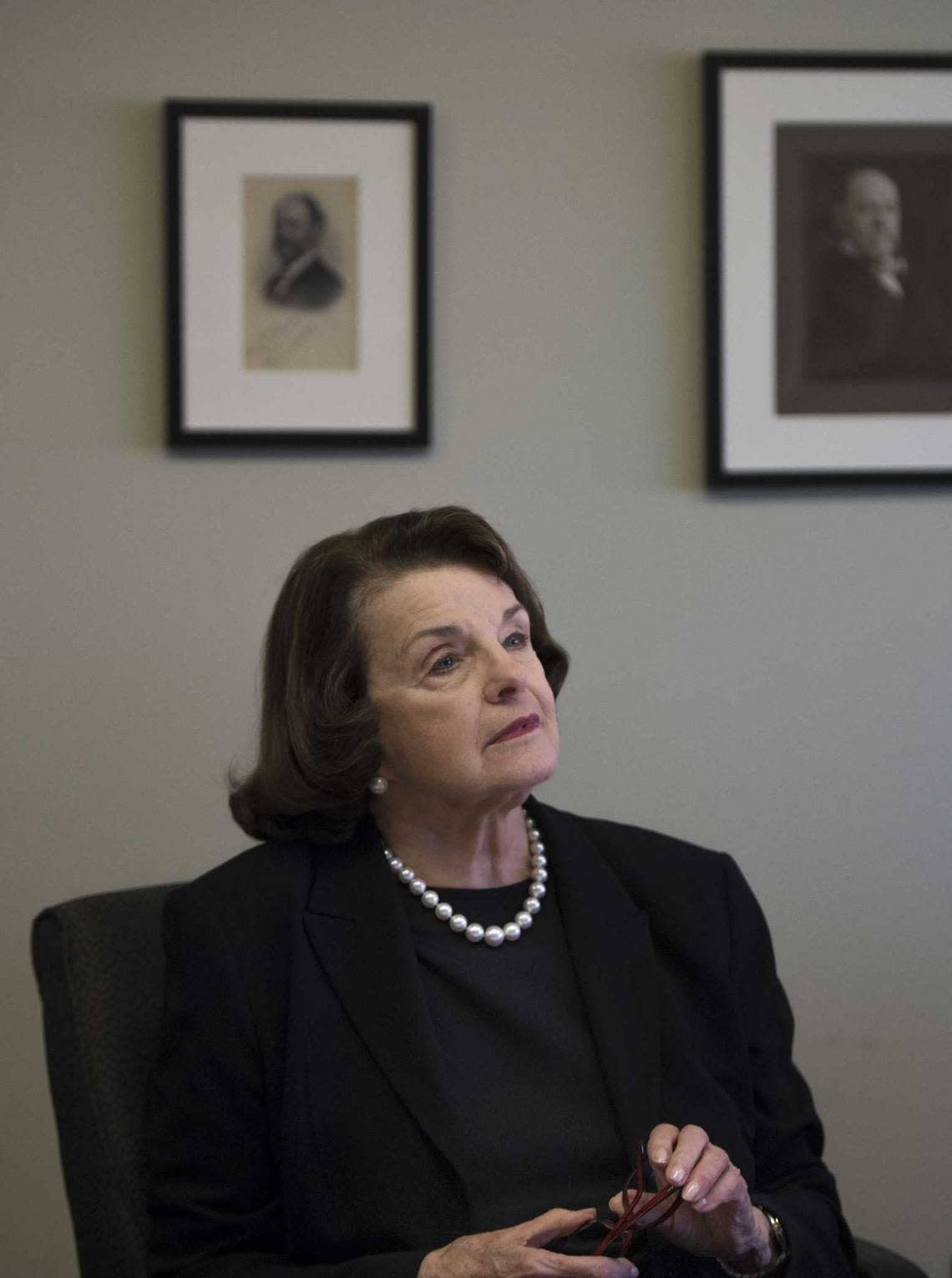 United States Sen. Dianne Feinstein talks with the editorial board of The Sacramento Bee on March 30, 2016. The senator died Friday, Sept. 29, 2023, at the age of 90. Lezlie Sterling/lsterling@sacbee.com