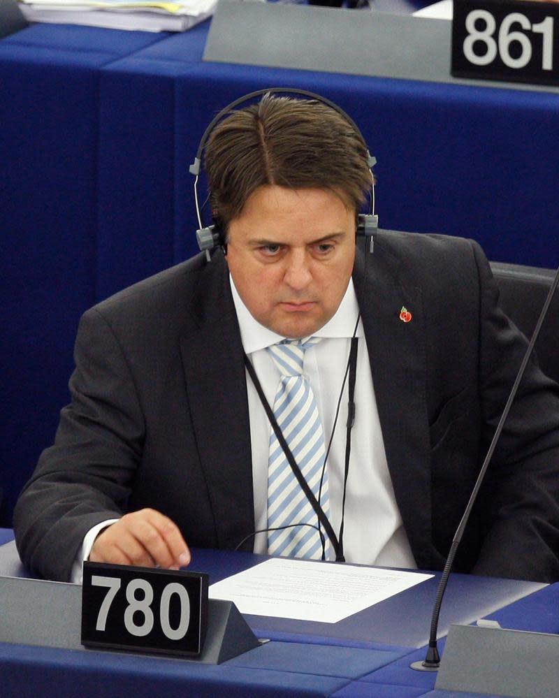 Nick Griffin, the former British National Party leader and member of the European parliament.