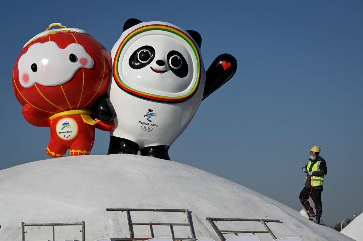 Peking ist gerüstet: Am 4. Februar beginnen die XXIV. Olympischen Winterspiele. ARD und ZDF berichten so viel wie nie zuvor - über Sportliches, aber auch kritisch über politische und gesellschaftliche Fragen. (Bild: JADE GAO/AFP via Getty Images)