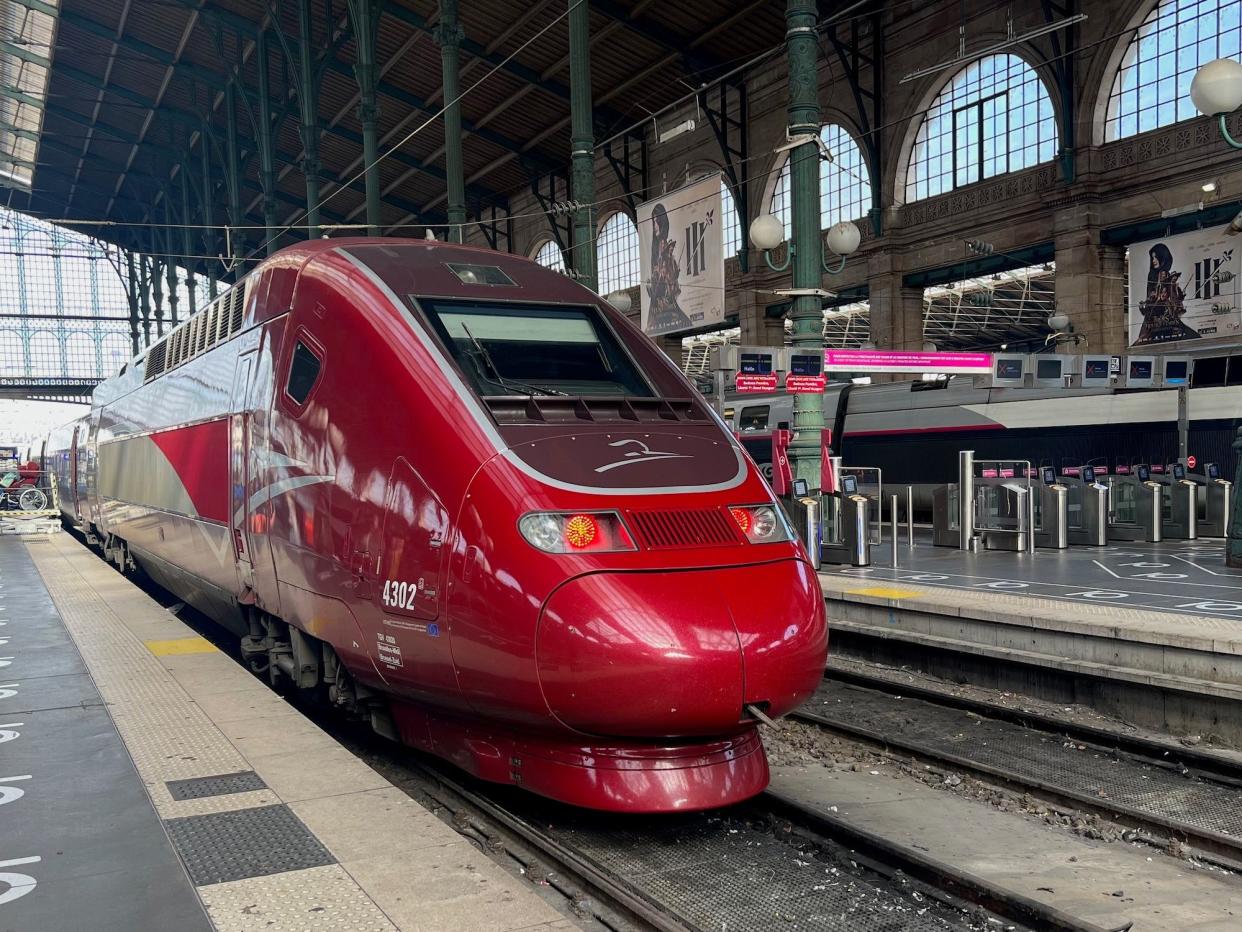 Europe's Thalys high-speed train in Paris.