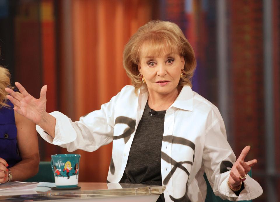 Barbara Walters on "The View" in February 2012.