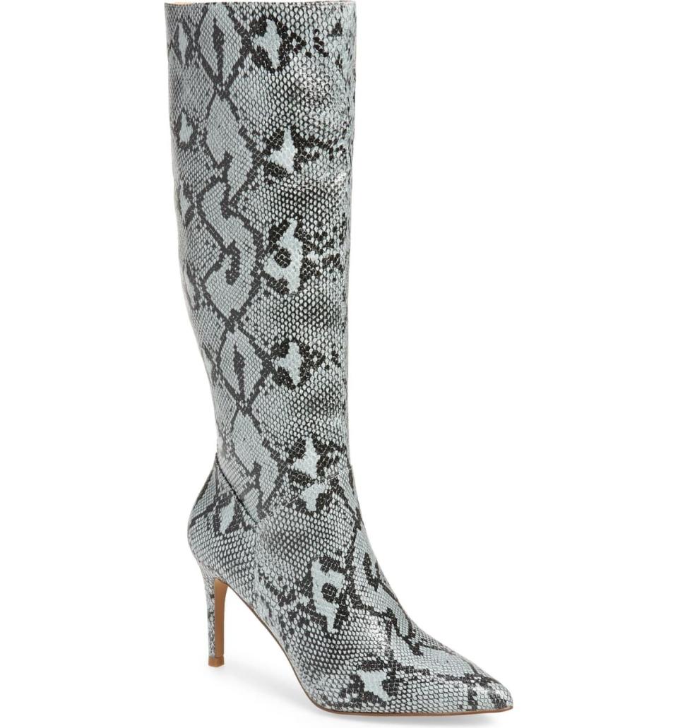 <strong>Buy It!</strong> Steve Madden Kinga Knee-High Boot, $79.90 (orig. $133.95); <a href="https://click.linksynergy.com/deeplink?id=93xLBvPhAeE&mid=1237&murl=https%3A%2F%2Fshop.nordstrom.com%2Fs%2Fsteve-madden-kinga-knee-high-boot-women%2F5485816%2Ffull&u1=PEO%2CShopping%3A7CuteandComfyShoesonMajorMarkdownDuringNordstrom%E2%80%99sCyberSale%2Ckamiphillips2%2CUnc%2CGal%2C5834124%2C201911%2CI" rel="nofollow noopener" target="_blank" data-ylk="slk:nordstrom.com;elm:context_link;itc:0;sec:content-canvas" class="link ">nordstrom.com</a>