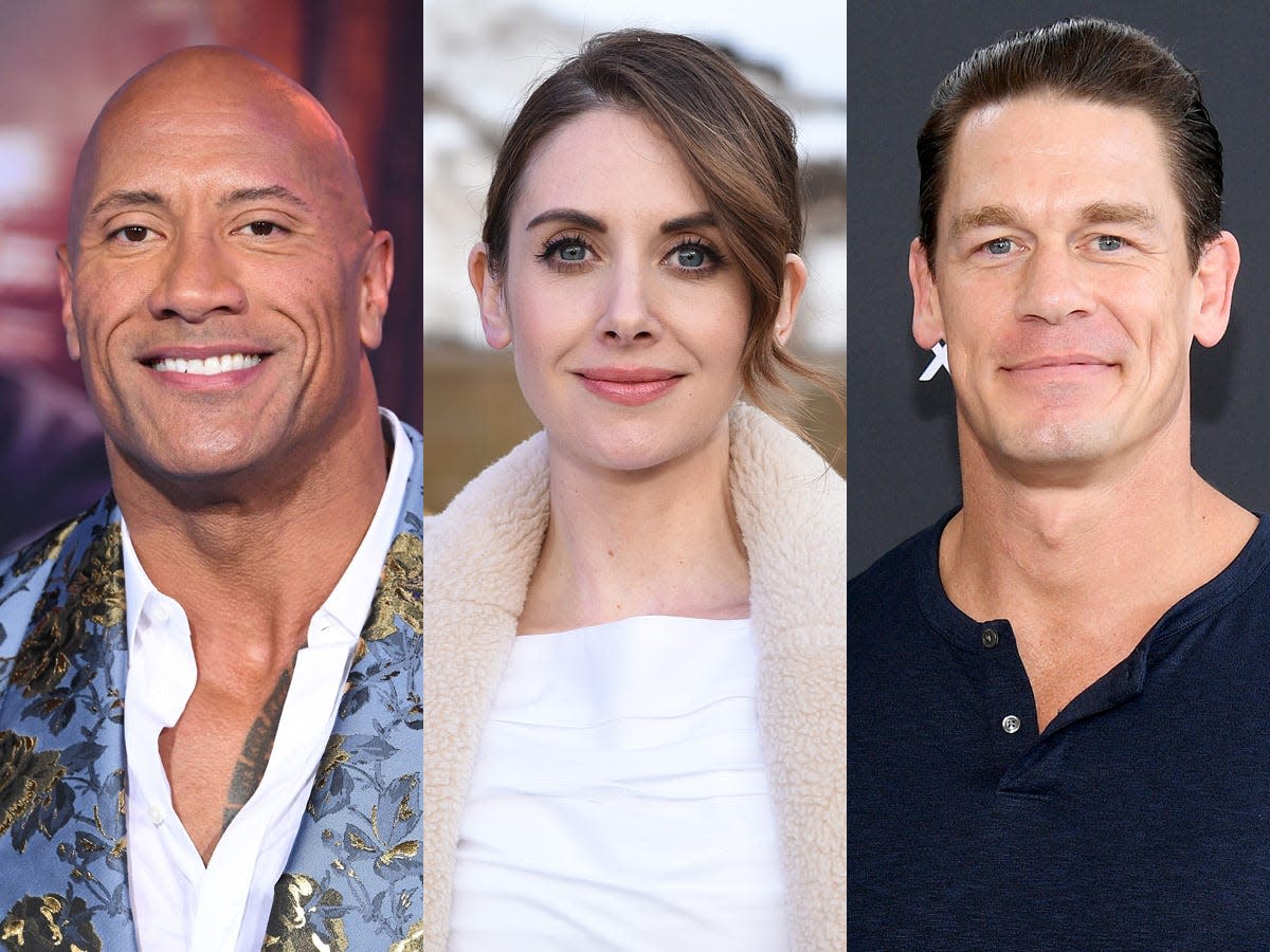 dwyane johnson alison brie john cena 