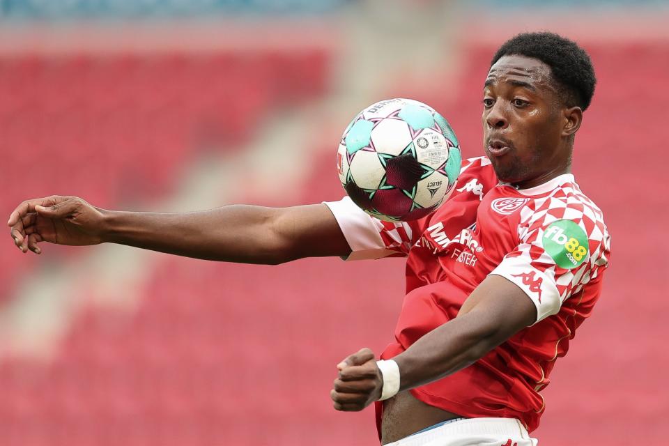 <p>On the move: Jean-Philippe Mateta is poised to join Crystal Palace from Mainz</p> (Getty Images)