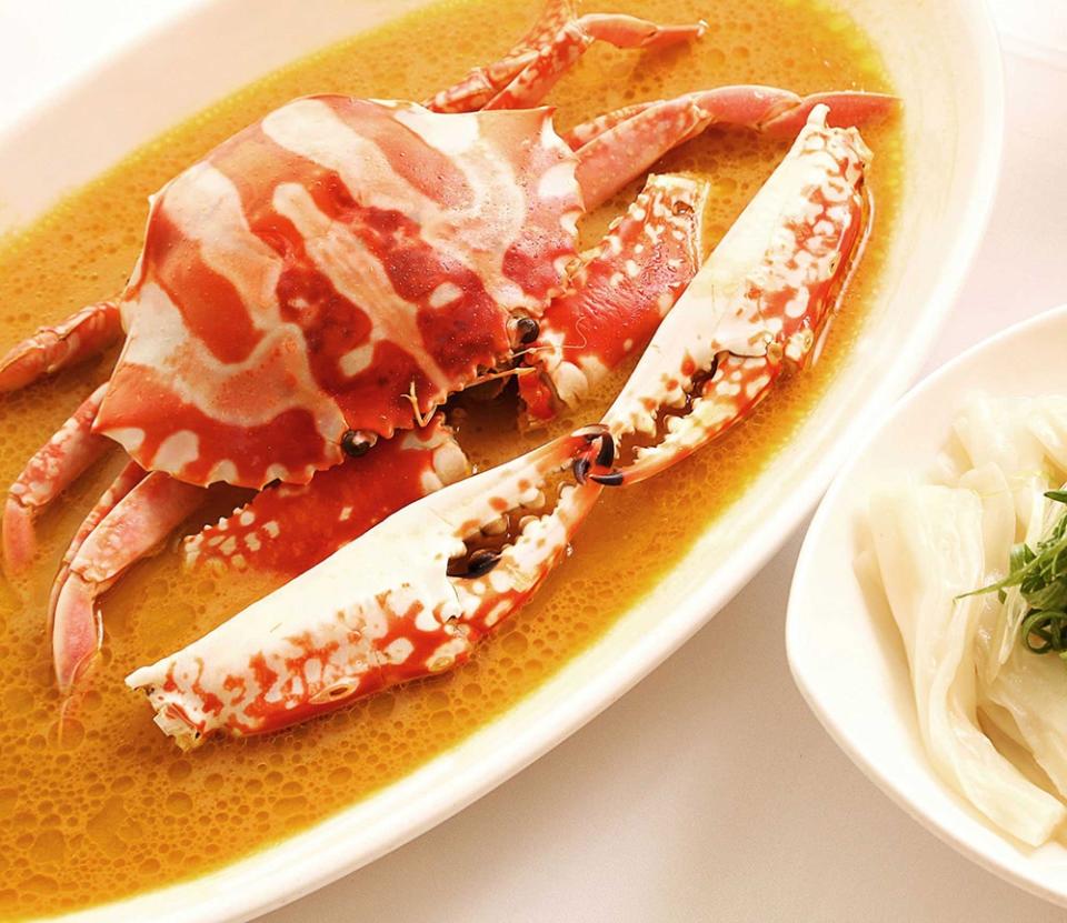 Steamed flower crab in aged Shaoxing wine is The Chairman's legendary signature dish. — Picture courtesy of The Chairman Group