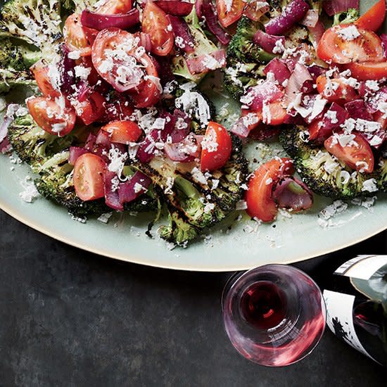 Charred Broccoli and Red Onion Salad