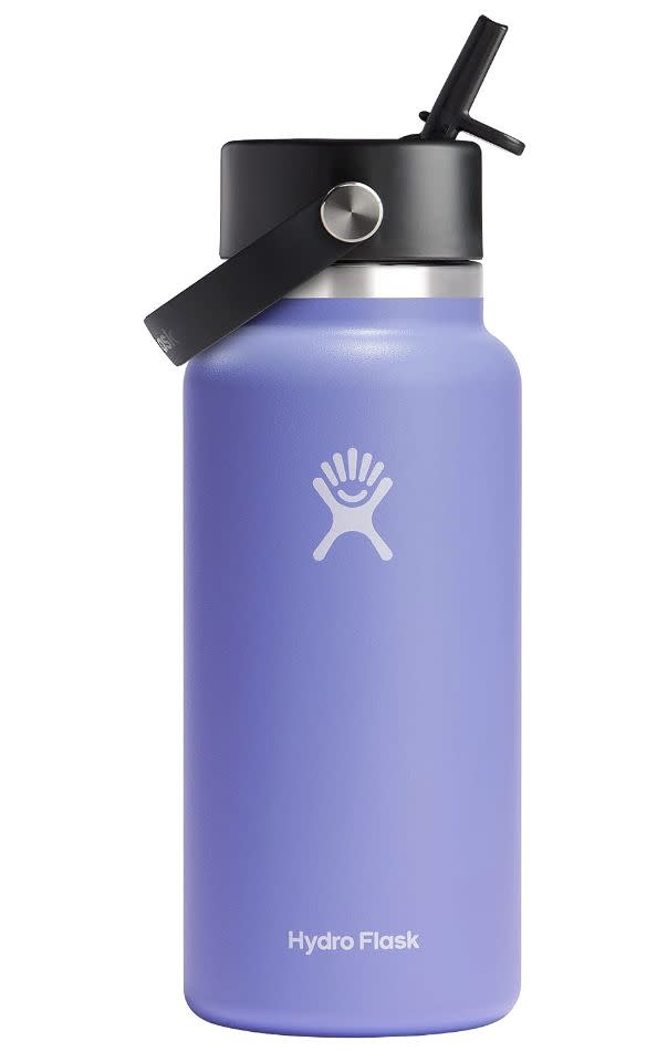 Hydro Flask 2.0 Wide Mouth 32 oz Water Bottle with Straw Lid-Stainless  Steel, Reusable, Vacuum Insulated-Olive 