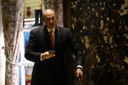 Gary Cohn, Goldman Sachs Group Inc president and chief operating officer, arrives for a meeting at Trump Tower to speak with U.S. President-elect Donald Trump in New York, U.S., November 29, 2016. REUTERS/Lucas Jackson