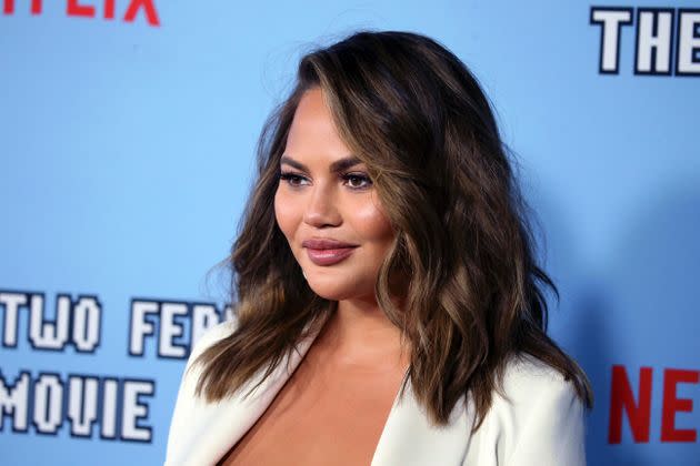 Chrissy Teigen attends the LA premiere of Netflix's 