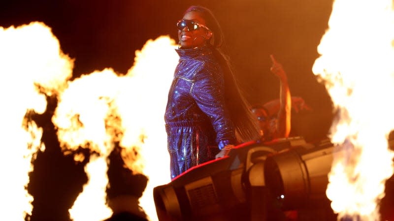 Missy Elliott performs onstage during The Essence Festival Of Culture on July 01, 2023 in New Orleans, Louisiana.