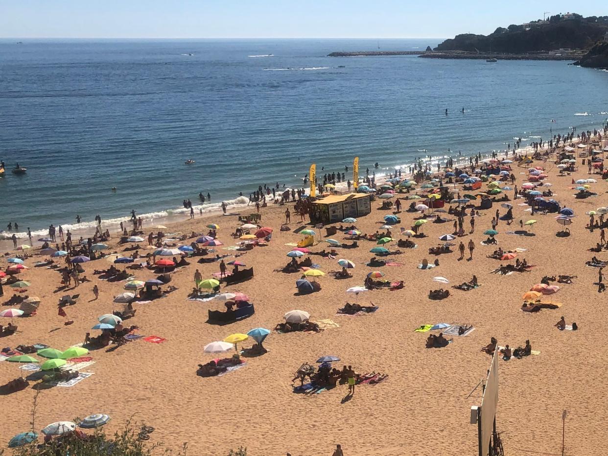 Sea of green? Albufeira on Portugal’s Algarve coast, a possible candidate for low-risk status  (Simon Calder)