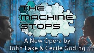 The promotional art for "The Machine Stops."