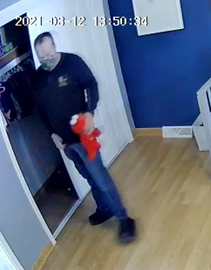 Kevin Wayne VanLuven, 59, is accused of a sex act with an Elmo doll while doing a home inspection in Oxford Township, Michigan. (Photo: Fox2Detroit)