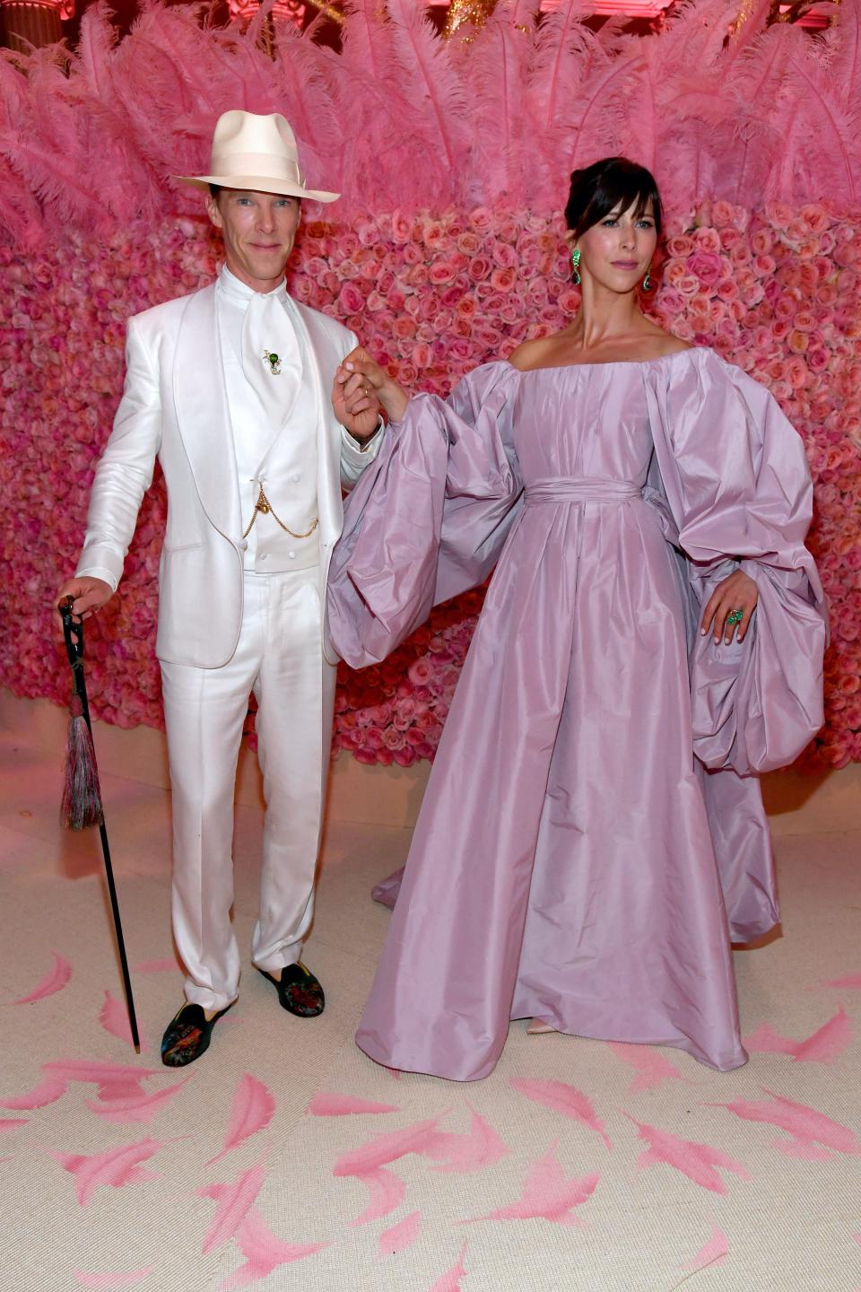 Benedict Cumberbatch and Sophie Hunter attended the 2019 Met Gala.