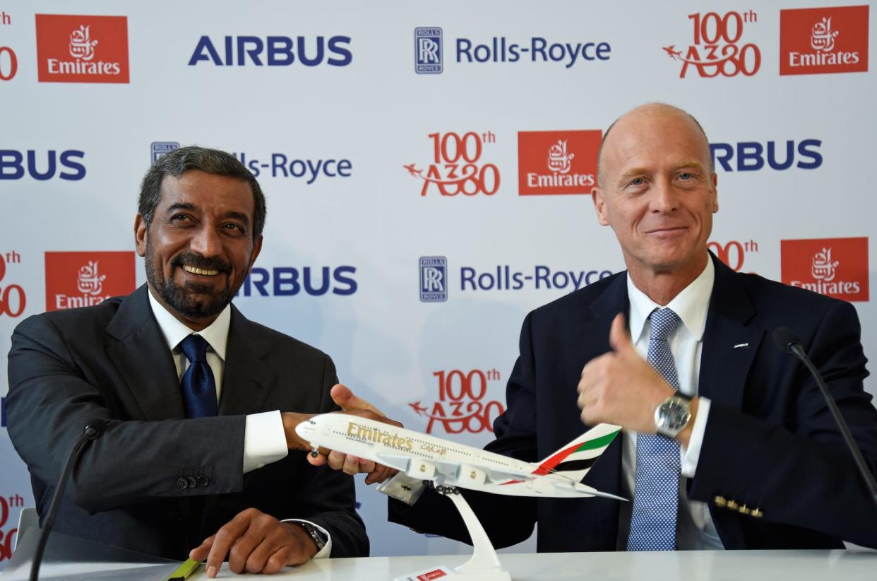 Emirates CEO Airbus