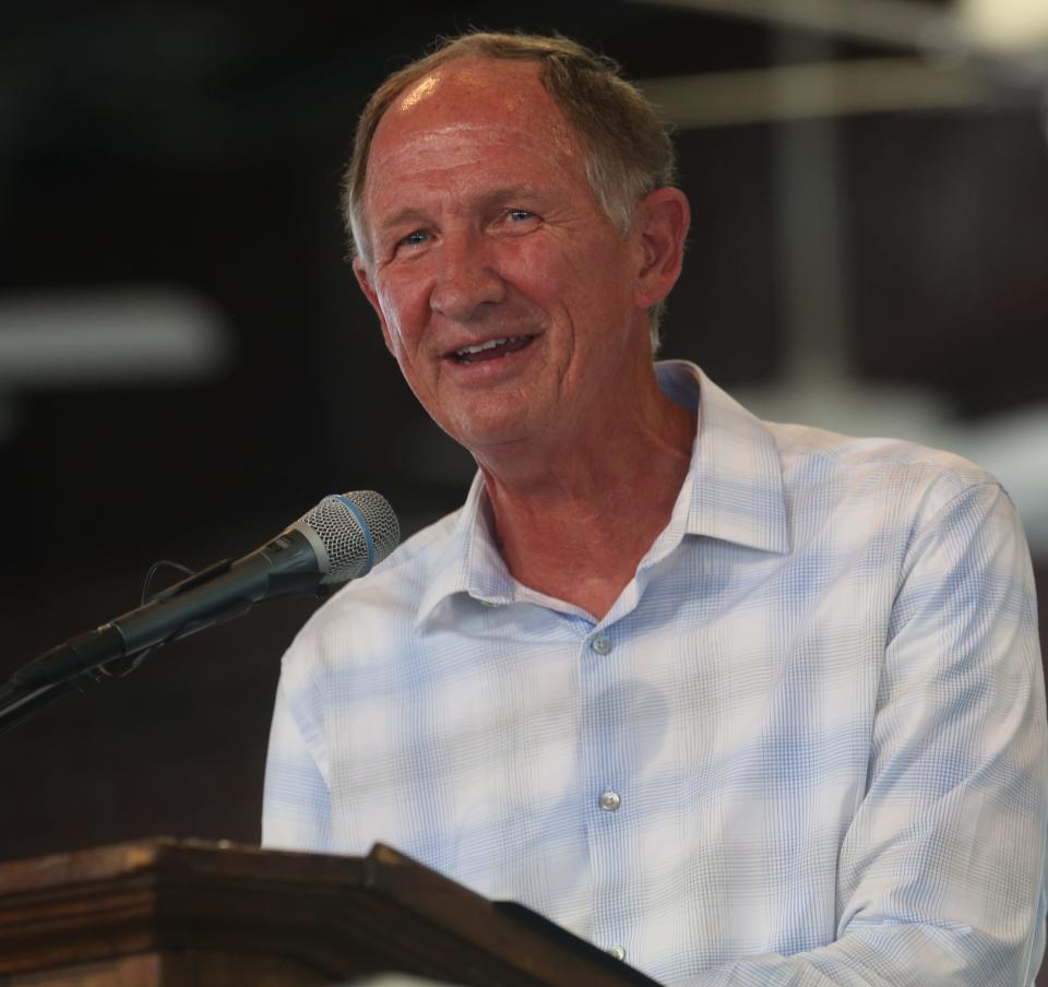 Kentucky Representative Richard Heath at Fancy Farm.Aug 6, 2022