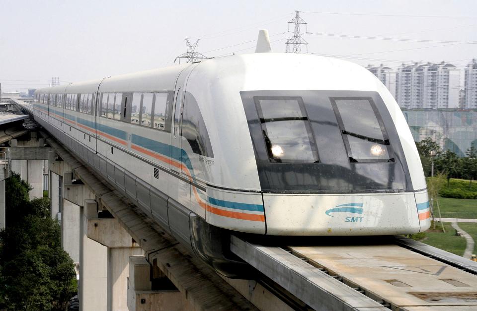 maglev train shanghai china