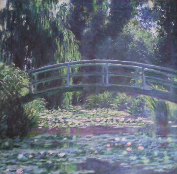 A photo provided by the United States Attorney’s Office in New York shows an 1899 painting by Impressionist master Claude Monet entitled, “Le Bassin aux Nymphease,” which is also known as “Japanese Footbridge Over the Water-Lily Pond at Giverny.” Vilma Bautista, one time secretary to Philippine’s first lady Imelda Marcos, was indicted in New York, Tuesday, Nov. 20, 2012, on charges of conspiracy, tax fraud and offering a false instrument for filing for attempting to illegally sell this work and others that disappeared as Ferdinand Marco’s regime collapsed in the late 1980’s. (AP Photo/United States Attorney’s Office)