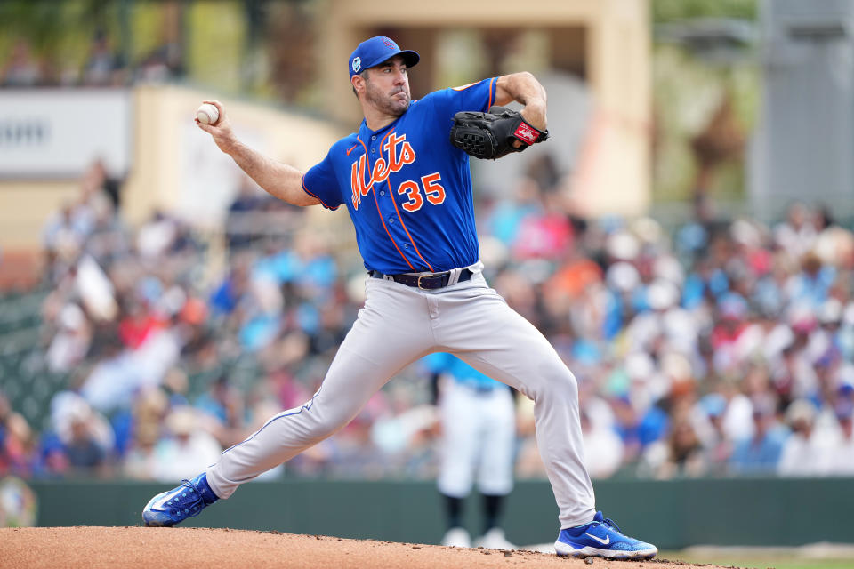 Justin Verlander累積244勝，新賽季有望達到250勝。（Photo by Jasen Vinlove/Miami Marlins/Getty Images）