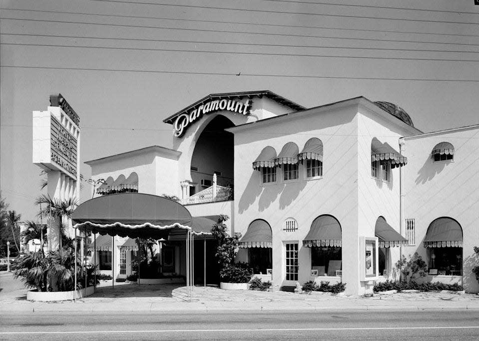 For one night in 1978, the marquee at the Paramount Theater announced the all-nude show "Oh! Calcutta!" would be staged in Palm Beach.