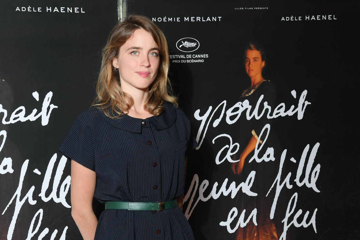 PARIS, FRANCE - SEPTEMBER 16: Actress Adele Haenel attends the Premiere of 'Portrait de la Jeune Fille En Feu', at UGC Les Halles on September 16, 2019 in Paris, France. (Photo by Stephane Cardinale - Corbis/Corbis via Getty Images)