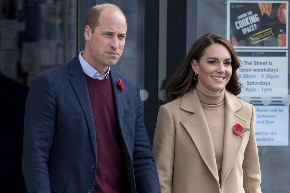 Mark Cuthbert/UK Press via Getty Images Prince William and Kate Middleton