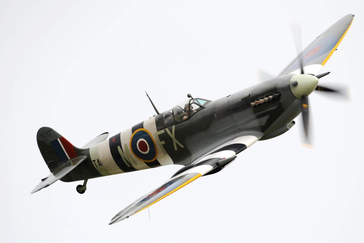 A spitfire during an Imperial War Museum performance ( Albanpix Ltd / Rex Features)