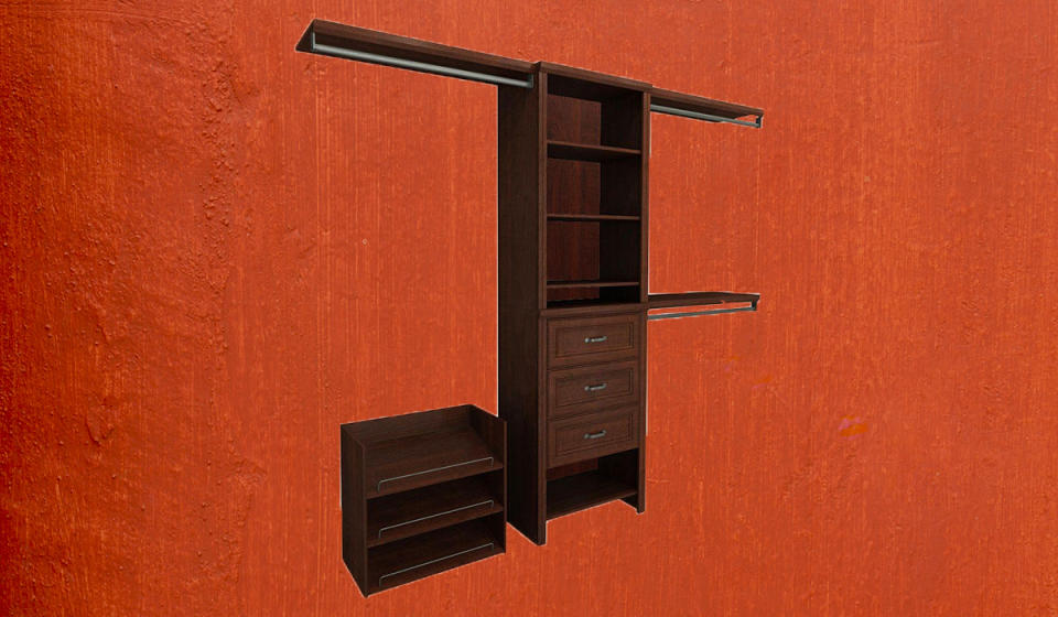 If you prefer drawers, this system has three of them. (Photo: Home Depot)
